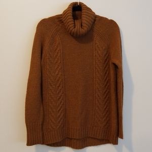 American Eagle brown turtleneck sweater